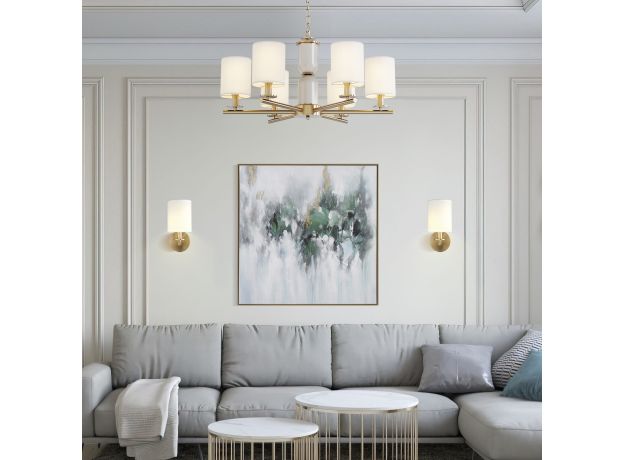 Настенный светильник 60146/1 латунь