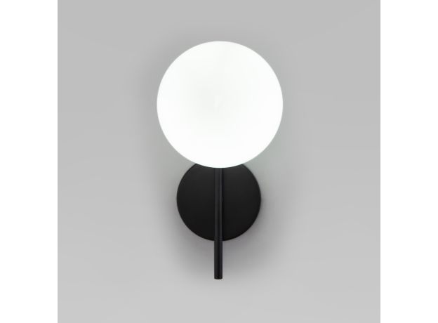 Настенный светильник со стеклянным плафоном 60147/1 черный