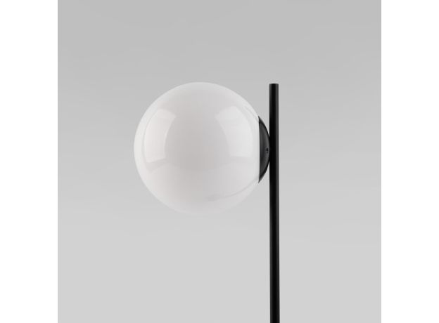 Настольный светильник с мраморным основанием 01157/1 черный