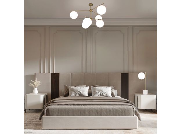 Настольный светильник с плафоном 01157/1 латунь