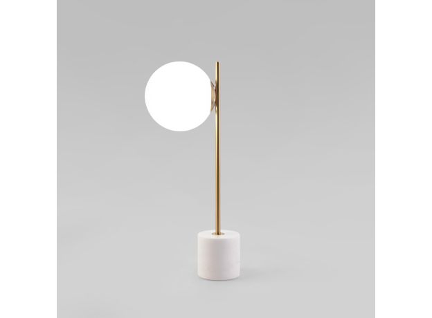 Настольный светильник с плафоном 01157/1 латунь