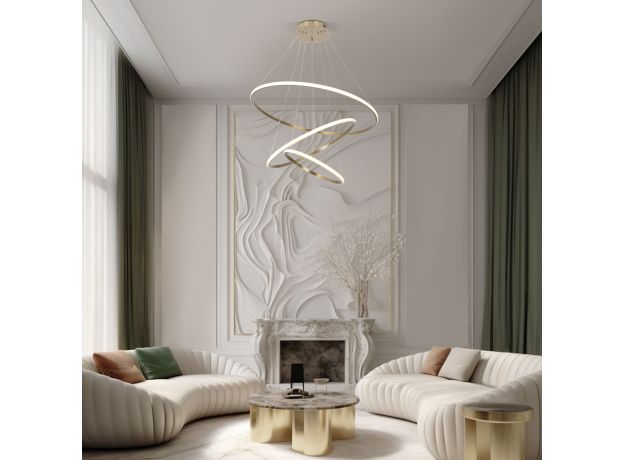 Подвесной светильник 90264/3 латунь