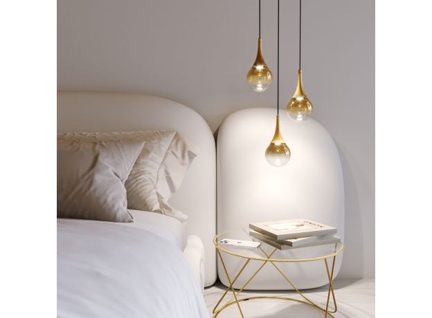 Подвесной светодиодный светильник 50256/1 LED золото