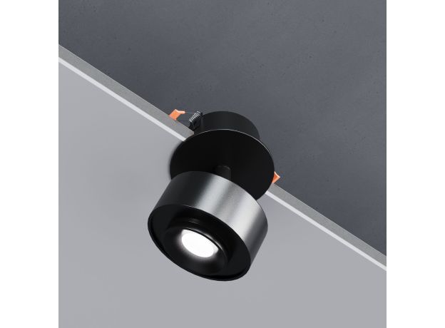 Потолочный поворотный светодиодный светильник Only 6W 4000K чёрный 25089/LED