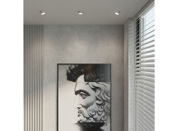 Потолочный светодиодный светильник поворотный Conner 8W 4000K белый 25086/LED