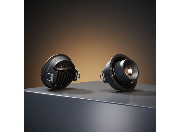 Потолочный светодиодный светильник поворотный Conner 8W 4000K чёрный 25086/LED