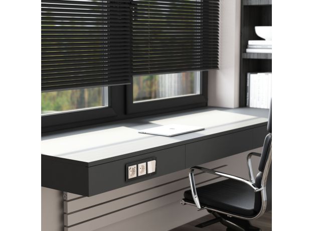 Розетка с заземлением, шторками и USB A+C (айвори акрил) W1171743