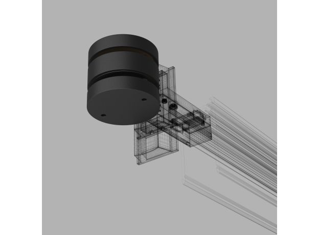 Коннектор круглый шарнирный для накладного шинопровода Slim Magnetic 85010/00