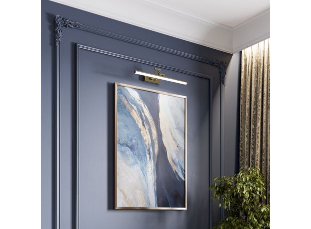 Светильник настенный светодиодный Monza бронза/латунь 40128/LED