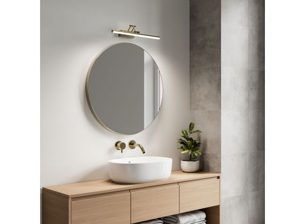 Светильник настенный светодиодный Monza бронза/латунь 40128/LED