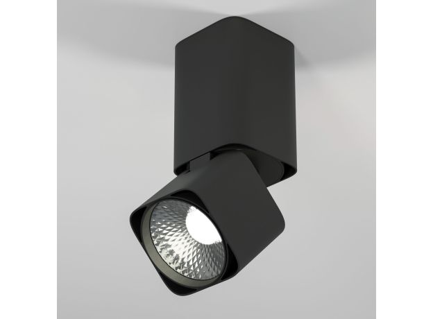 Светильник потолочный поворотный светодиодный Cubus 10W 4000K чёрный 25043/LED