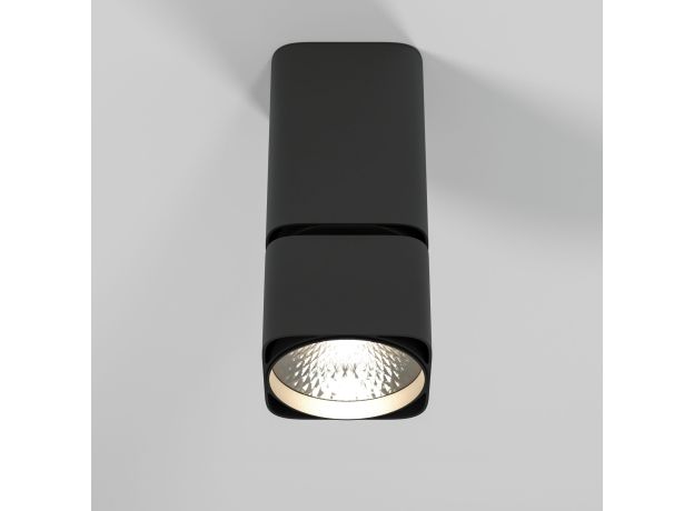 Светильник потолочный поворотный светодиодный Cubus 10W 4000K чёрный 25043/LED