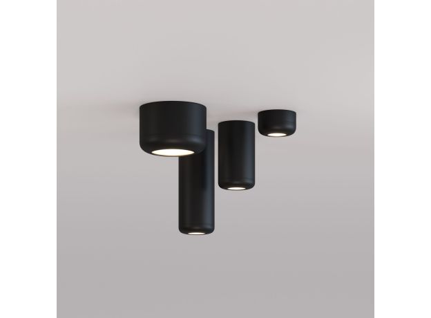 Светильник потолочный светодиодный 15W 4000K чёрный 25046/LED