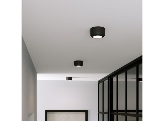 Светильник потолочный светодиодный 15W 4000K чёрный 25046/LED