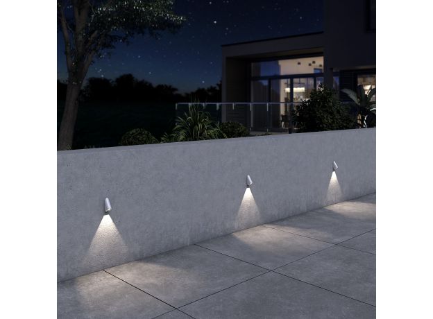 Уличная светодиодная подсветка для лестниц и дорожек 35168/D белый