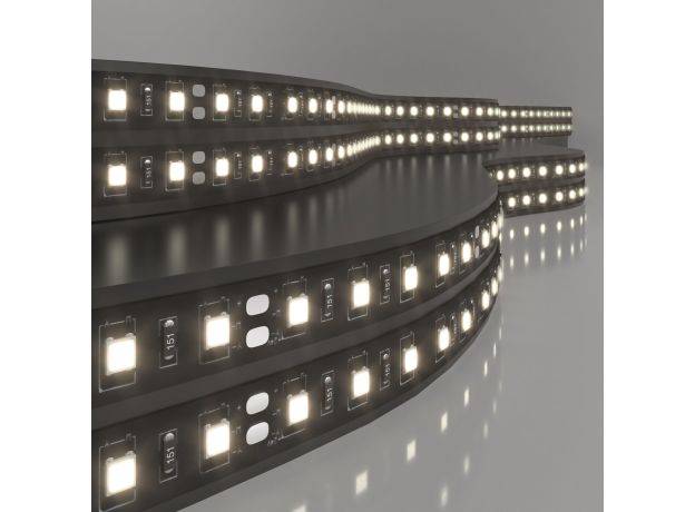 Светодиодная лента 120 Led 9,6 Вт IP20, 4200K дневной белый, 5 м 2835 24V 120Led 9,6W IP20 Black