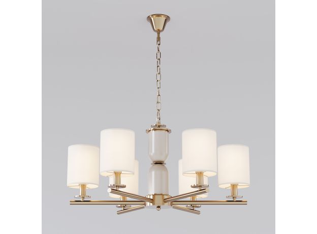 Умная подвесная люстра 60146/6 латунь