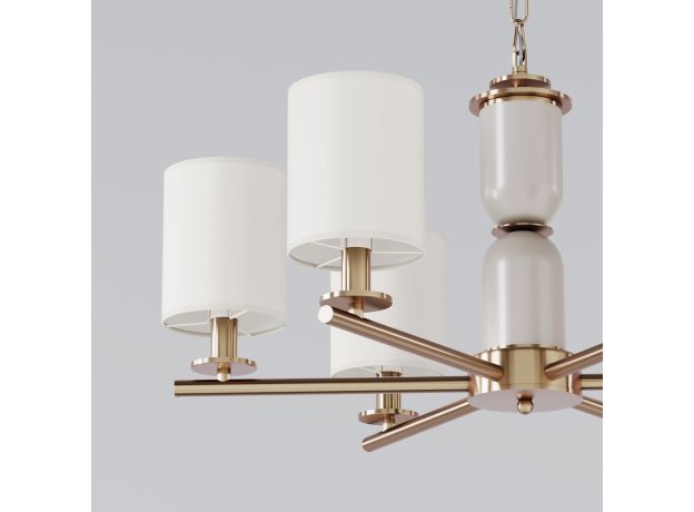 Умная подвесная люстра 60146/6 латунь