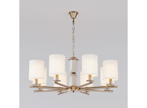 Умная подвесная люстра 60146/8 латунь