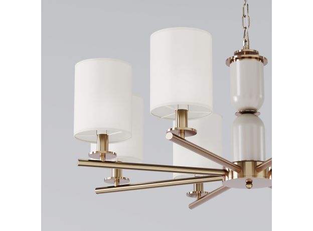 Умная подвесная люстра 60146/8 латунь