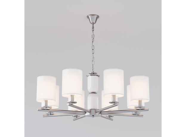 Умная подвесная люстра 60146/8 никель
