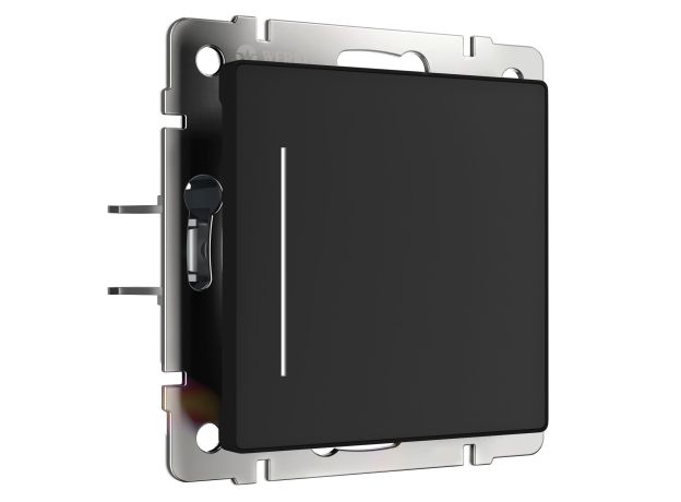 Умный сенсорный выключатель одноклавишный (черный) W4513008