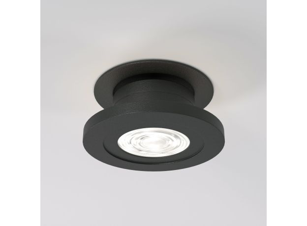 Встраиваемый поворотный светодиодный светильник 6W 4000K чёрный 25084/LED