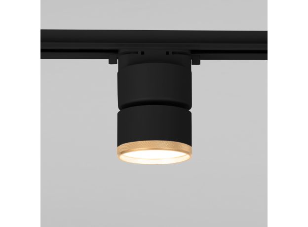 Трековый светильник для однофазного шинопровода Impact чёрный матовый/золото 10 Вт 4200K 85514/01