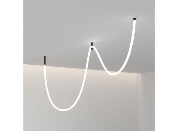 Гибкий неон 336 Led 12 Вт IP20 4200K Full light круглый дневной белый, 3 м 24V 12W 336Led 2835 IP20