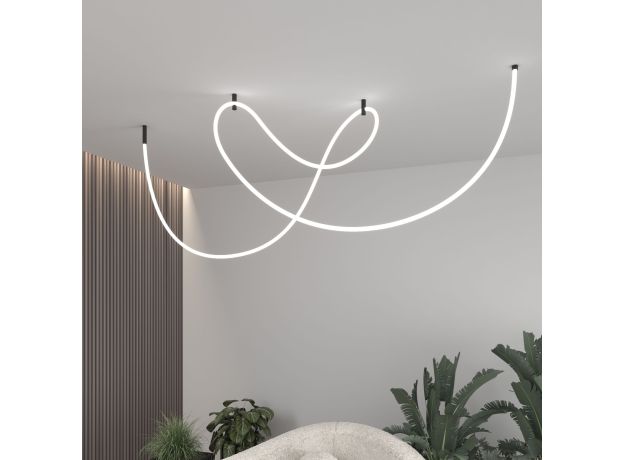 Гибкий неон 336 Led 12 Вт IP20 4200K Full light круглый дневной белый, 8 м 24V 12W 336Led 2835 IP20