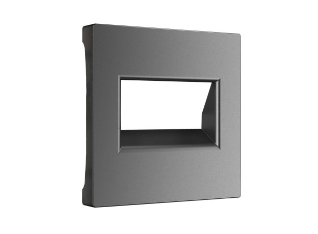 Накладка для двойной розетки Еthernet RJ-45 (графит матовый) W1191164