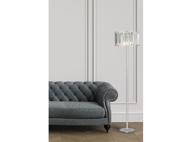 Напольный светильник 01149/3 хром