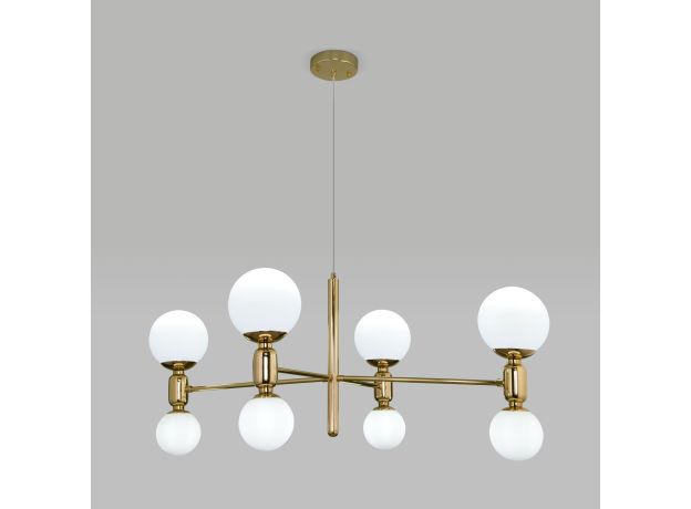 Подвесная люстра с плафонами 30182/8 золото