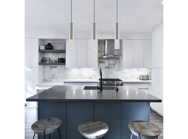 Подвесной светильник LED со стеклянным плафоном 50253/1 LED графит