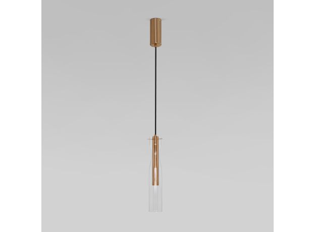 Подвесной светильник LED со стеклянным плафоном 50254/1 LED латунь