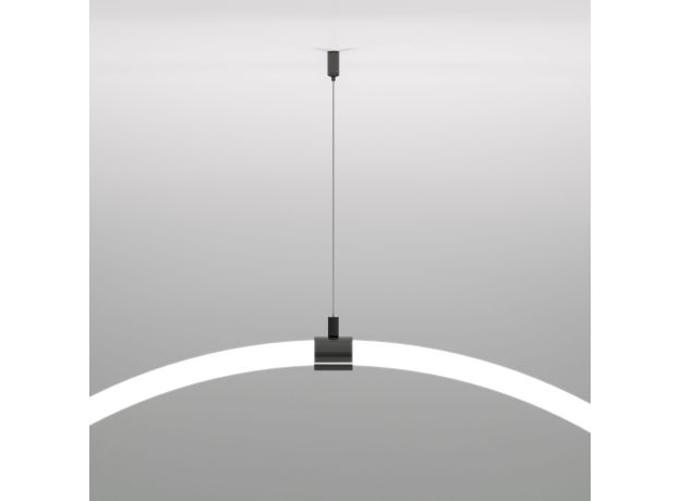 Подвесной трос для круглого гибкого неона Full light черный 2 м FL 2830 черный