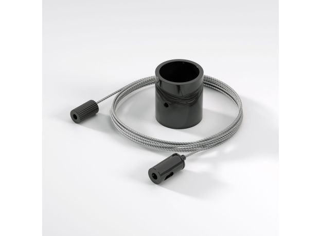 Подвесной трос для круглого гибкого неона Full light черный 2 м FL 2830 черный