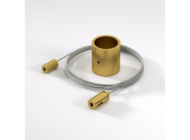 Подвесной трос для круглого гибкого неона Full light латунь 2 м FL 2830 латунь