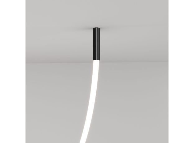 Потолочное крепление для круглого гибкого неона Full light черный FL 28120 черный