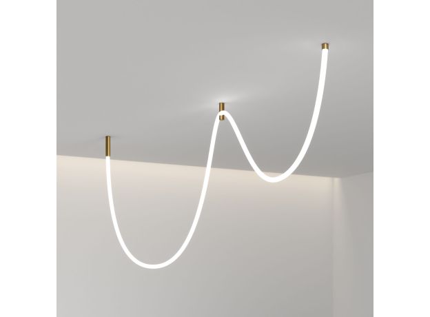 Потолочное крепление для круглого гибкого неона Full light латунь FL 2820 латунь