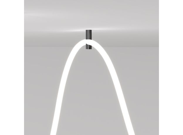 Потолочное крепление для круглого гибкого неона Full light черный FL 2880 черный