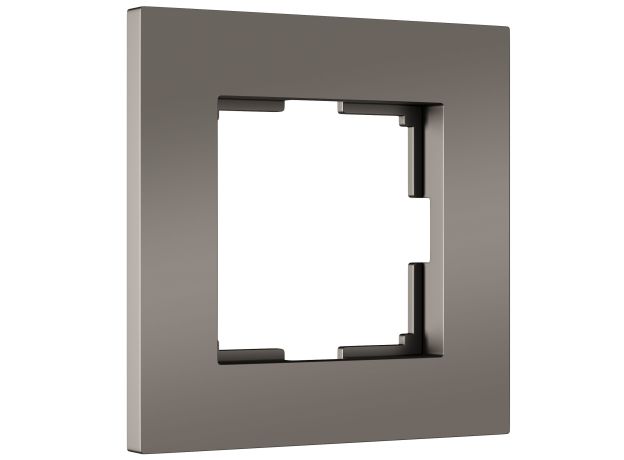 Рамка из поликарбоната на 1 пост Slab бронза софт W0012963