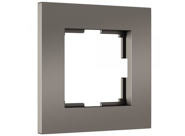 Рамка из поликарбоната на 1 пост Slab бронза софт W0012963