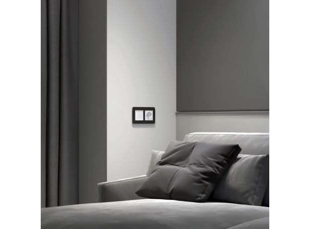 Сенсорный выключатель одноклавишный с подсветкой (белый) W4512001