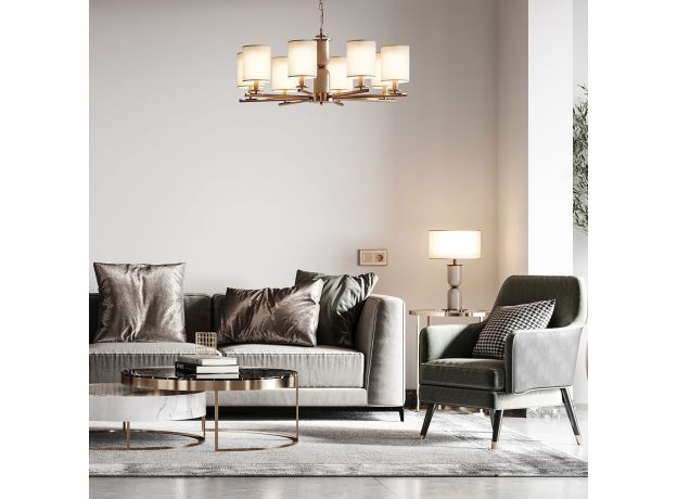 Сенсорный выключатель одноклавишный с подсветкой (шампань) W4512011