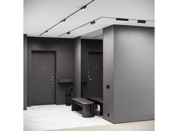 Трековый светильник 18W 4200K Kos чёрный Slim Magnetic 85086/01