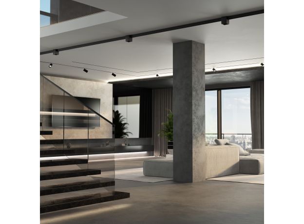 Трековый светильник 12W 4200K Solo чёрный Slim Magnetic 85055/01