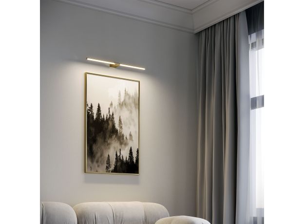 Светильник настенный поворотный светодиодный Luar 600 латунь 4000К 40125/LED