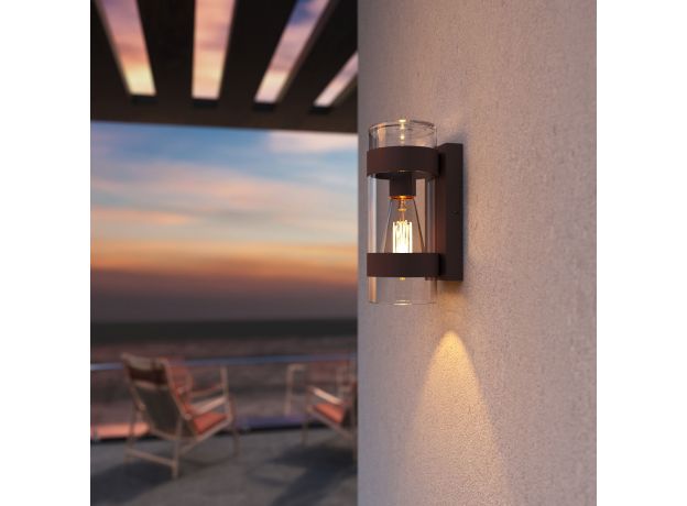 Уличный настенный светильник Falcon 35167/D темно-коричневый
