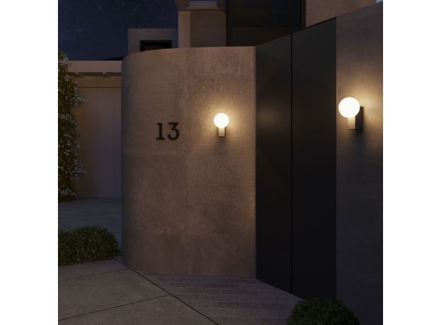 Уличный настенный светильник 35166/U серый